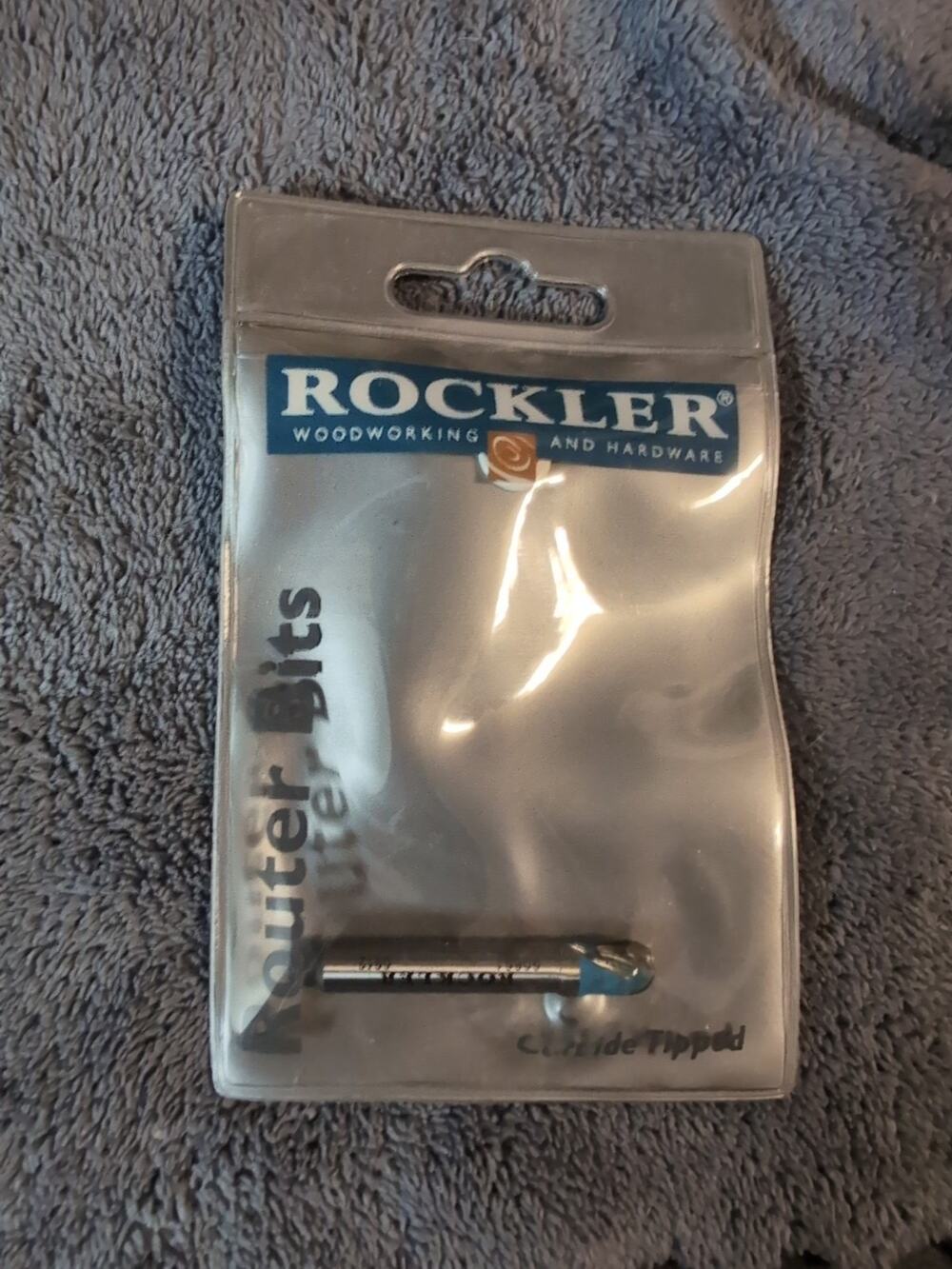 Rockler 1/4โ Core Box Router Bit Carbide Tipped 1/4โ Shank New